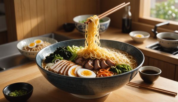 Voyage culinaire au Japon avec des ramens maison